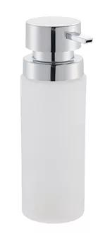 Distributeur de savon Pinta blanc frosted