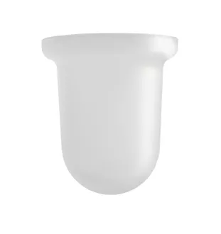 Spare pot toilet brush Biasca frosted